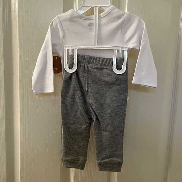 Mud Pie My First Halloween 2-Pc Outfit Set Applique Pumpkins Size 0-3 Months NWT - Picture 7 of 8